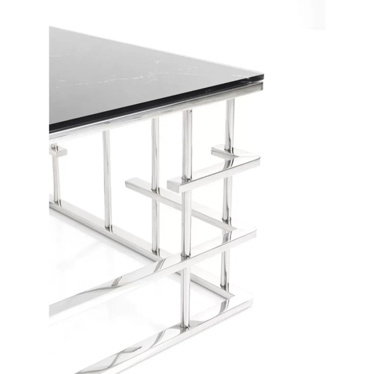 KARE Design Tische-Couchtisch Rome Silber 130X70Cm