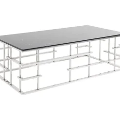 KARE Design Tische-Couchtisch Rome Silber 130X70Cm