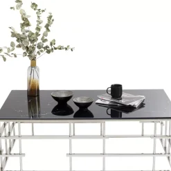KARE Design Tische-Couchtisch Rome Silber 130X70Cm