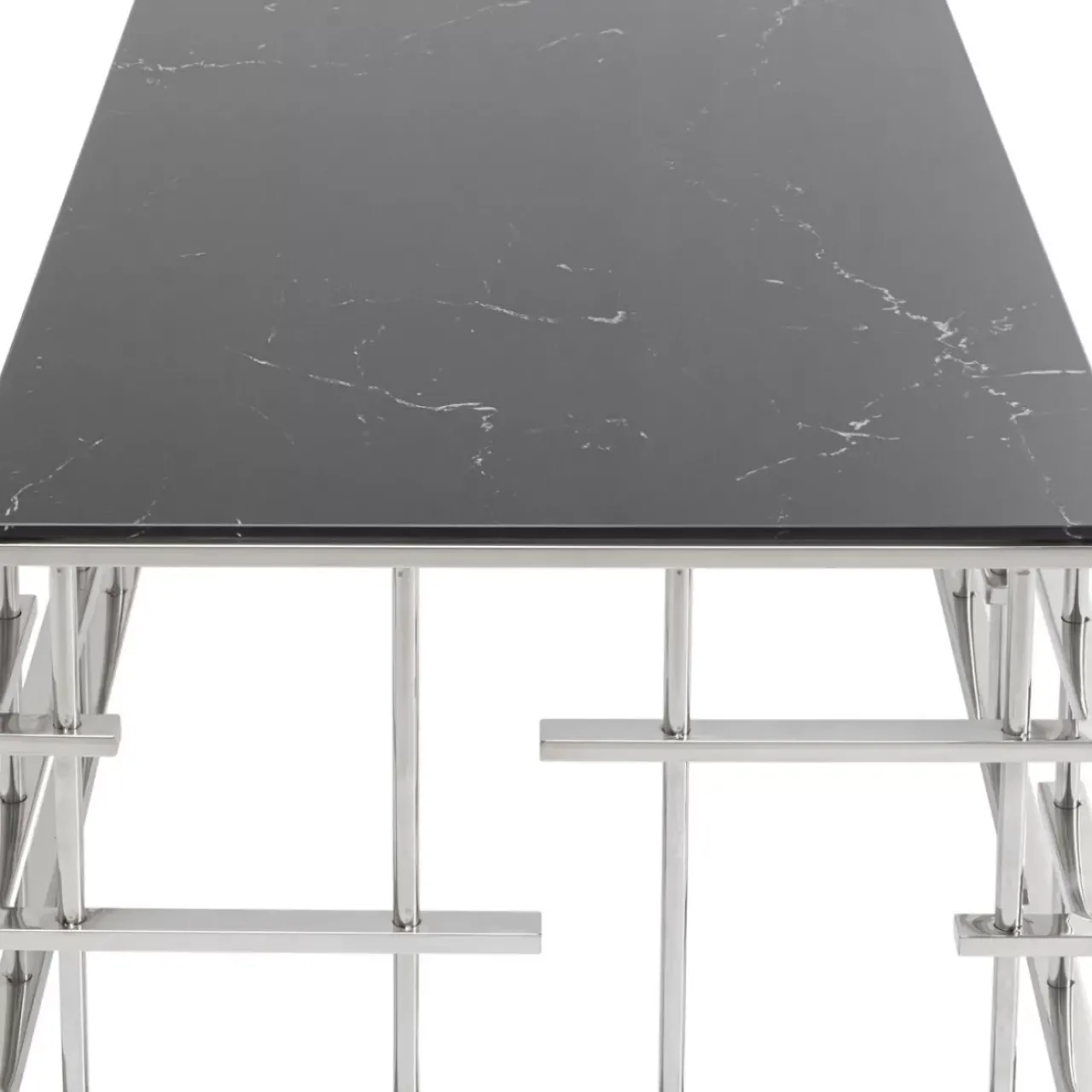 KARE Design Tische-Couchtisch Rome Silber 130X70Cm