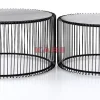 KARE Design Tische-Couchtisch Wire Black (2/Set)