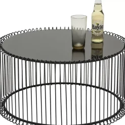 KARE Design Tische-Couchtisch Wire Black (2/Set)