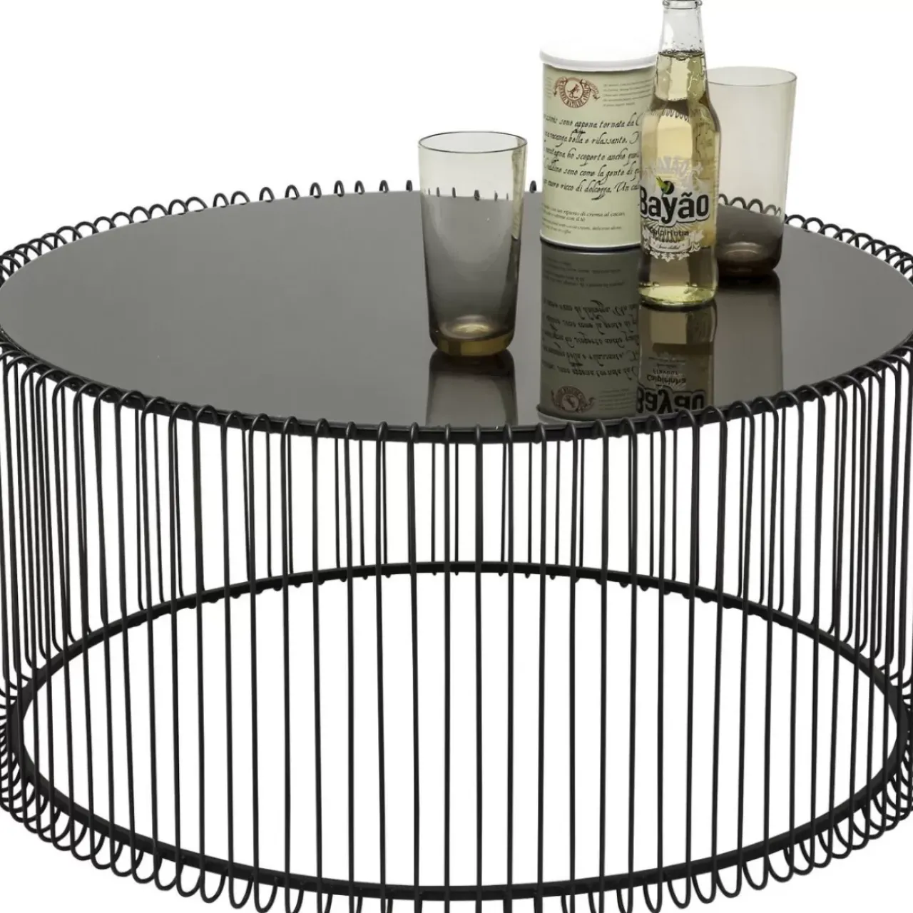 KARE Design Tische-Couchtisch Wire Black (2/Set)