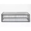 KARE Design Tische-Couchtisch Wire Glas Marble Schwarz 145X70Cm