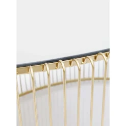 KARE Design Tische-Couchtisch Wire Uno Brass 60X90Cm