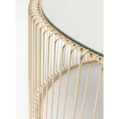 KARE Design Tische-Couchtisch Wire Uno Brass O80Cm