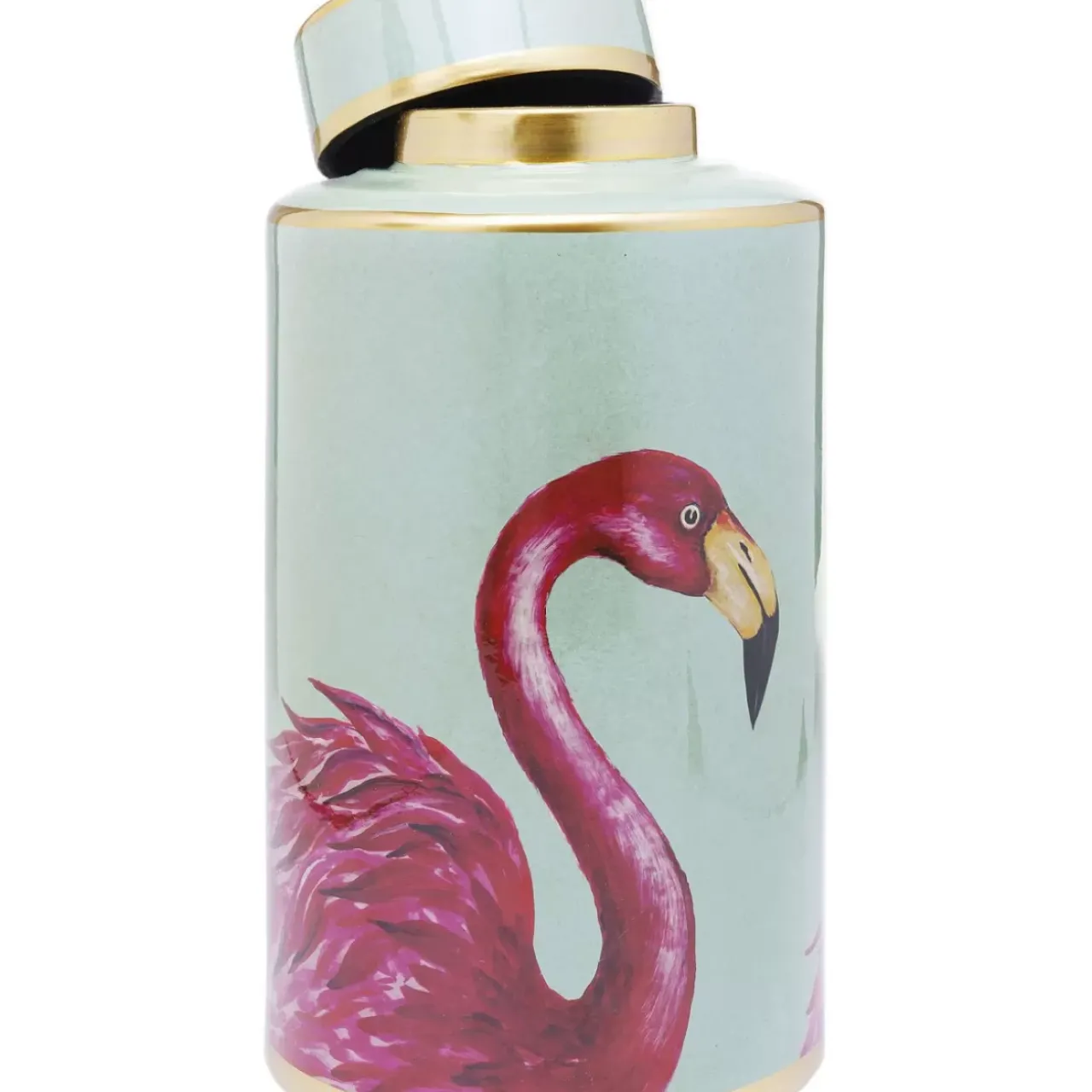 KARE Design Deko & Geschenkartikel-Deko Dose Flamingos 39Cm