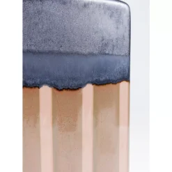 KARE Design Deko & Geschenkartikel-Deko Dose Mocca Stripes 30Cm