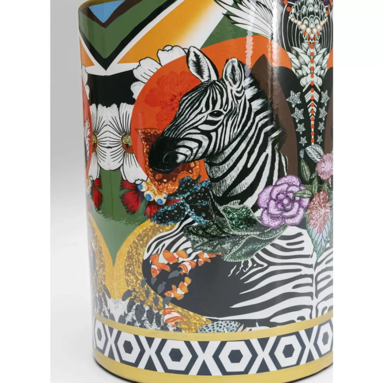 KARE Design Deko & Geschenkartikel-Deko Dose Zebra Duo 30Cm