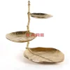 KARE Design Geschirr & Tischaccessoires-Deko Etagere Leaf Gold