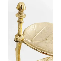 KARE Design Geschirr & Tischaccessoires-Deko Etagere Leaf Gold