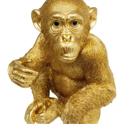 KARE Design Deko & Geschenkartikel-Deko Figur Baby Ape Gold 53