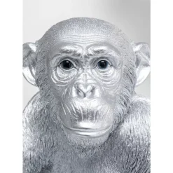 KARE Design Deko & Geschenkartikel-Deko Figur Baby Ape Silber 53