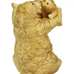 KARE Design Deko & Geschenkartikel-Deko Figur Bear Lucky Mom Gold 27Cm