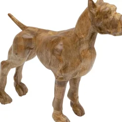 KARE Design Deko & Geschenkartikel-Deko Figur Bulldog Wood 70X78Cm