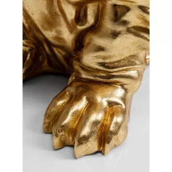 KARE Design Deko & Geschenkartikel-Deko Figur Coiffed Dog Gold 52Cm