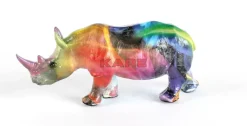 KARE Design Deko & Geschenkartikel-Deko Figur Colored Rhino