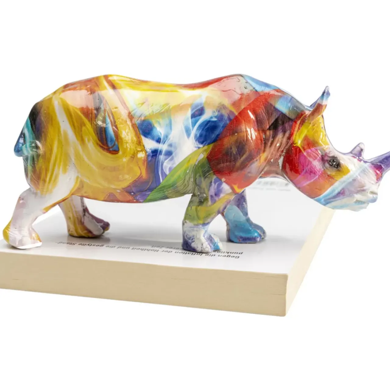 KARE Design Deko & Geschenkartikel-Deko Figur Colored Rhino