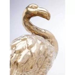 KARE Design Deko & Geschenkartikel-Deko Figur Flamingo Front Gold