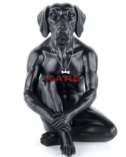 KARE Design Deko & Geschenkartikel-Deko Figur Gangster Dog Black