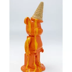 KARE Design Deko & Geschenkartikel-Deko Figur Gelato Bear Orange 40Cm