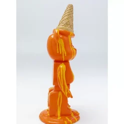 KARE Design Deko & Geschenkartikel-Deko Figur Gelato Bear Orange 40Cm