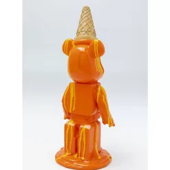 KARE Design Deko & Geschenkartikel-Deko Figur Gelato Bear Orange 40Cm