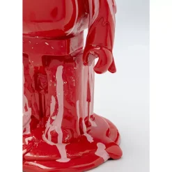 KARE Design Deko & Geschenkartikel-Deko Figur Gelato Bear Rot 40Cm