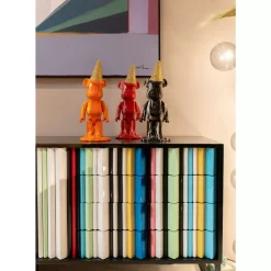 KARE Design Deko & Geschenkartikel-Deko Figur Gelato Bear Schwarz 40Cm