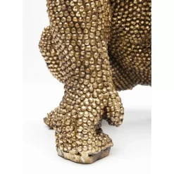 KARE Design Deko & Geschenkartikel-Deko Figur Gorilla Gold 46Cm