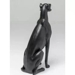 KARE Design Deko & Geschenkartikel-Deko Figur Greyhound Bruno Schwarz Matt 80Cm