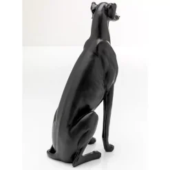 KARE Design Deko & Geschenkartikel-Deko Figur Greyhound Bruno Schwarz Matt 80Cm