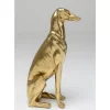 KARE Design Deko & Geschenkartikel-Deko Figur Greyhound Bruno Gold 80Cm