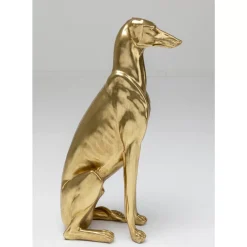 KARE Design Deko & Geschenkartikel-Deko Figur Greyhound Bruno Gold 80Cm