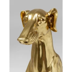 KARE Design Deko & Geschenkartikel-Deko Figur Greyhound Bruno Gold 80Cm