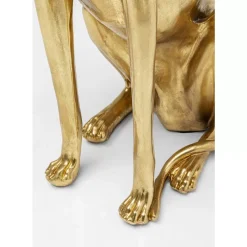 KARE Design Deko & Geschenkartikel-Deko Figur Greyhound Bruno Gold 80Cm