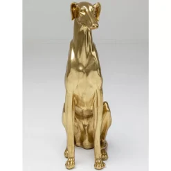 KARE Design Deko & Geschenkartikel-Deko Figur Greyhound Bruno Gold 80Cm