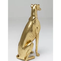 KARE Design Deko & Geschenkartikel-Deko Figur Greyhound Bruno Gold 80Cm