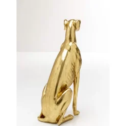 KARE Design Deko & Geschenkartikel-Deko Figur Greyhound Bruno Gold 80Cm