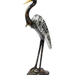 KARE Design Deko & Geschenkartikel-Deko Figur Heron Schwarz 70Cm