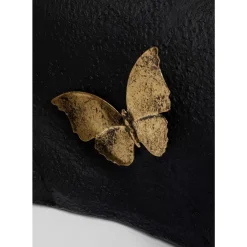 KARE Design Deko & Geschenkartikel-Deko Figur Hippo Butterflies 35Cm