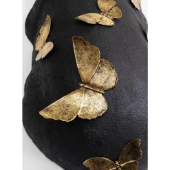 KARE Design Deko & Geschenkartikel-Deko Figur Hippo Butterflies 35Cm