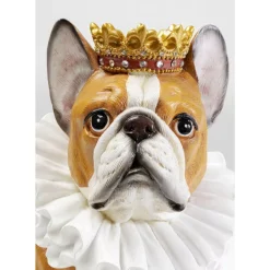 KARE Design Deko & Geschenkartikel-Deko Figur King Dog Braun 29Cm