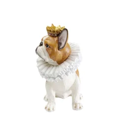 KARE Design Deko & Geschenkartikel-Deko Figur King Dog Braun 29Cm