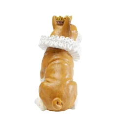 KARE Design Deko & Geschenkartikel-Deko Figur King Dog Braun 29Cm