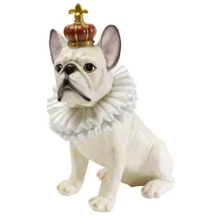 KARE Design Deko & Geschenkartikel-Deko Figur King Dog Weis 33Cm