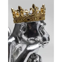 KARE Design Deko & Geschenkartikel-Deko Figur King Lui Silber 35