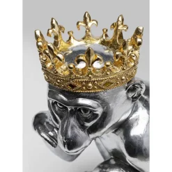 KARE Design Deko & Geschenkartikel-Deko Figur King Lui Silber 35