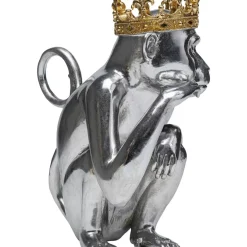 KARE Design Deko & Geschenkartikel-Deko Figur King Lui Silber 35