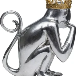 KARE Design Deko & Geschenkartikel-Deko Figur King Lui Silber 35